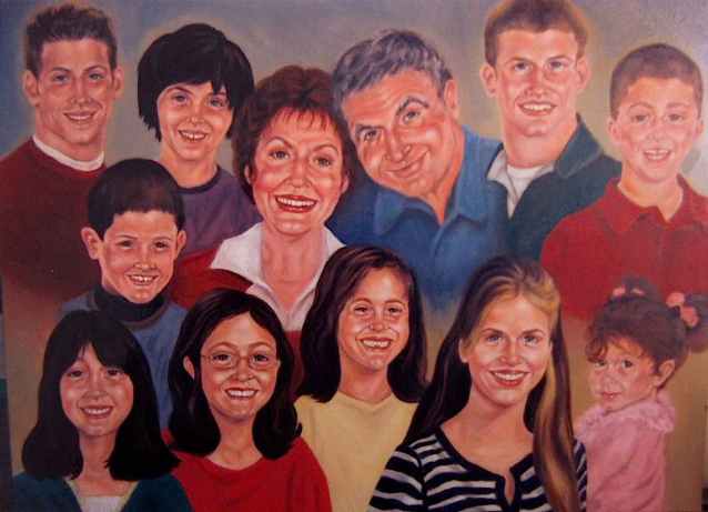 Teeth and grandkids/acrylic